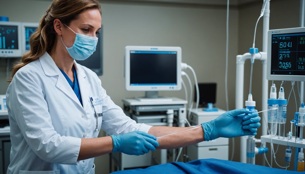 nutritional support via intravenous