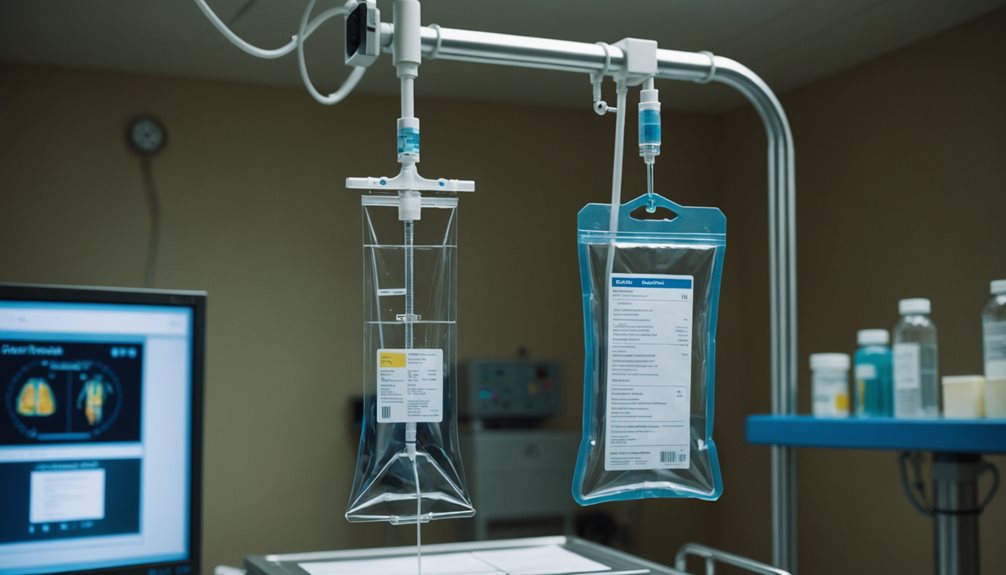 nutritional support via intravenous